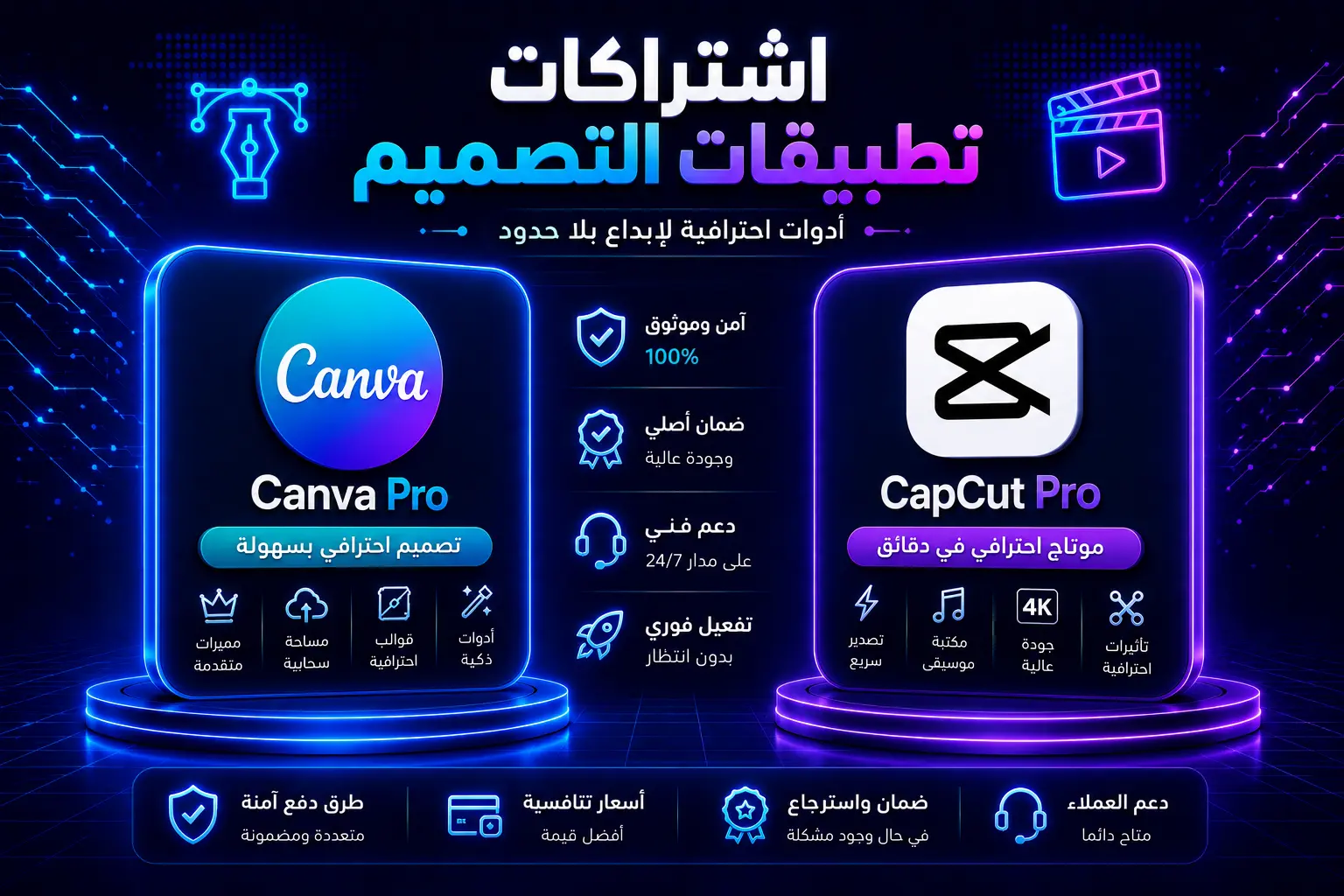 اشتراكات تطبيقات التصميم