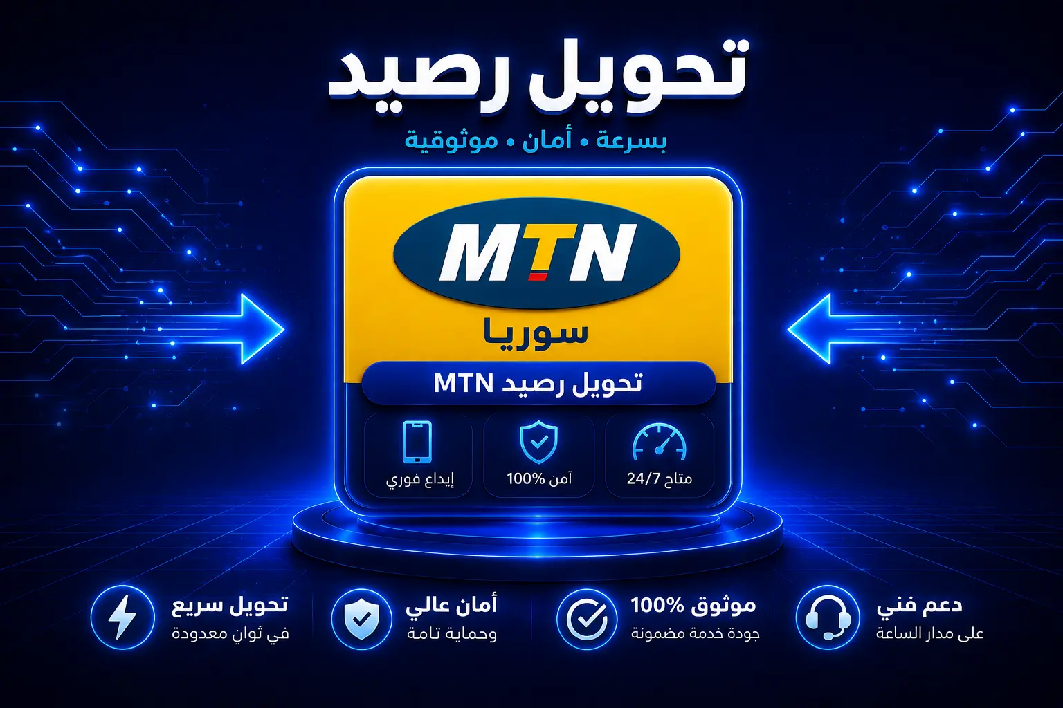 رصيد MTN وحدات
